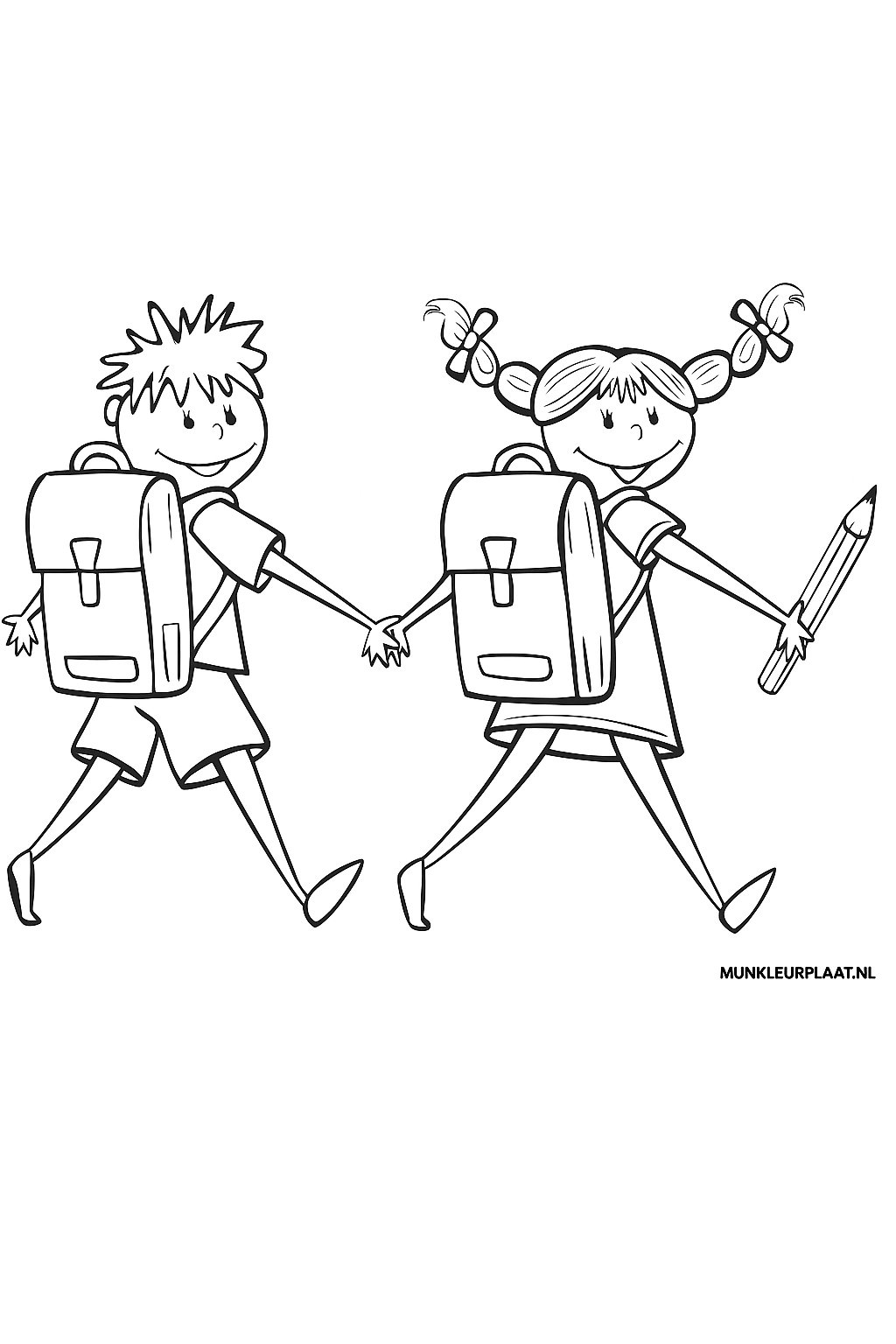 Back To School Variant 1 coloring page for children