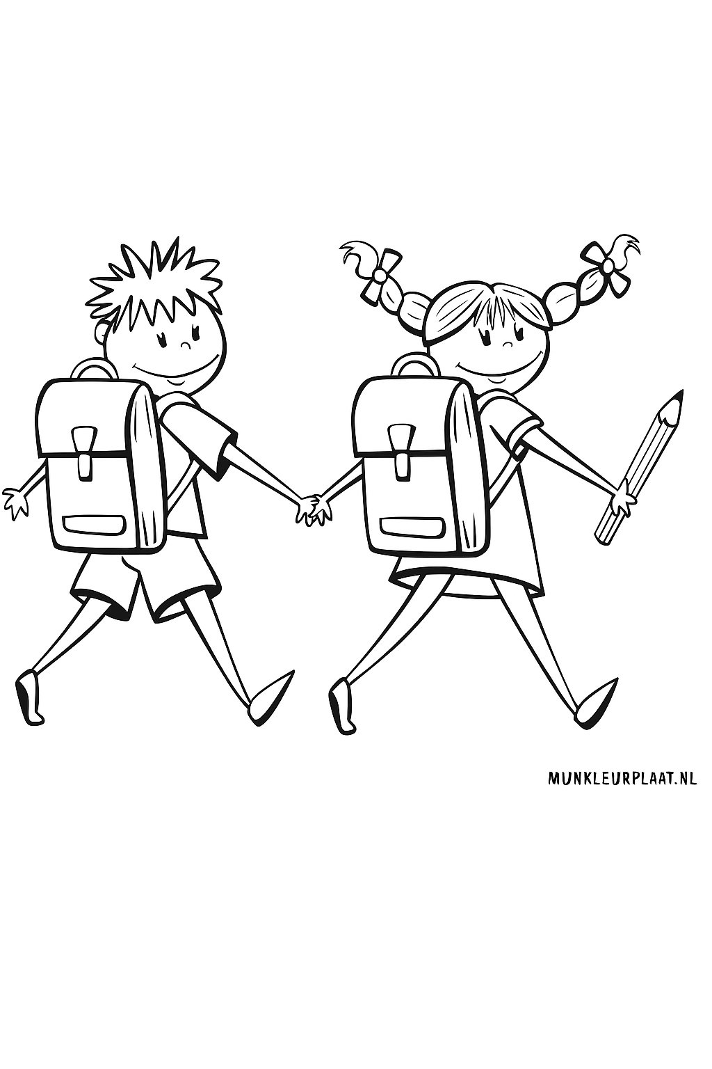 Back To School Variant 3 coloring page for children