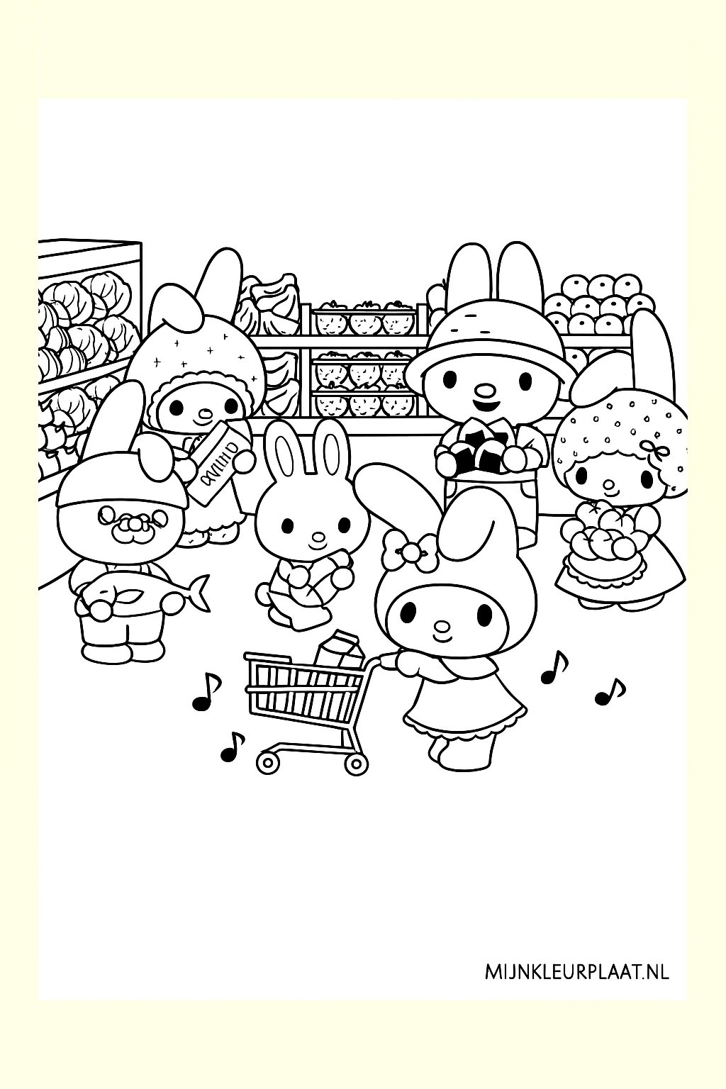 Plantilla para colorear para niños