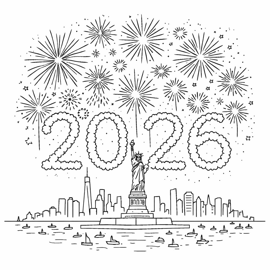 vuurwerk Malvorlage Linienzeichnung