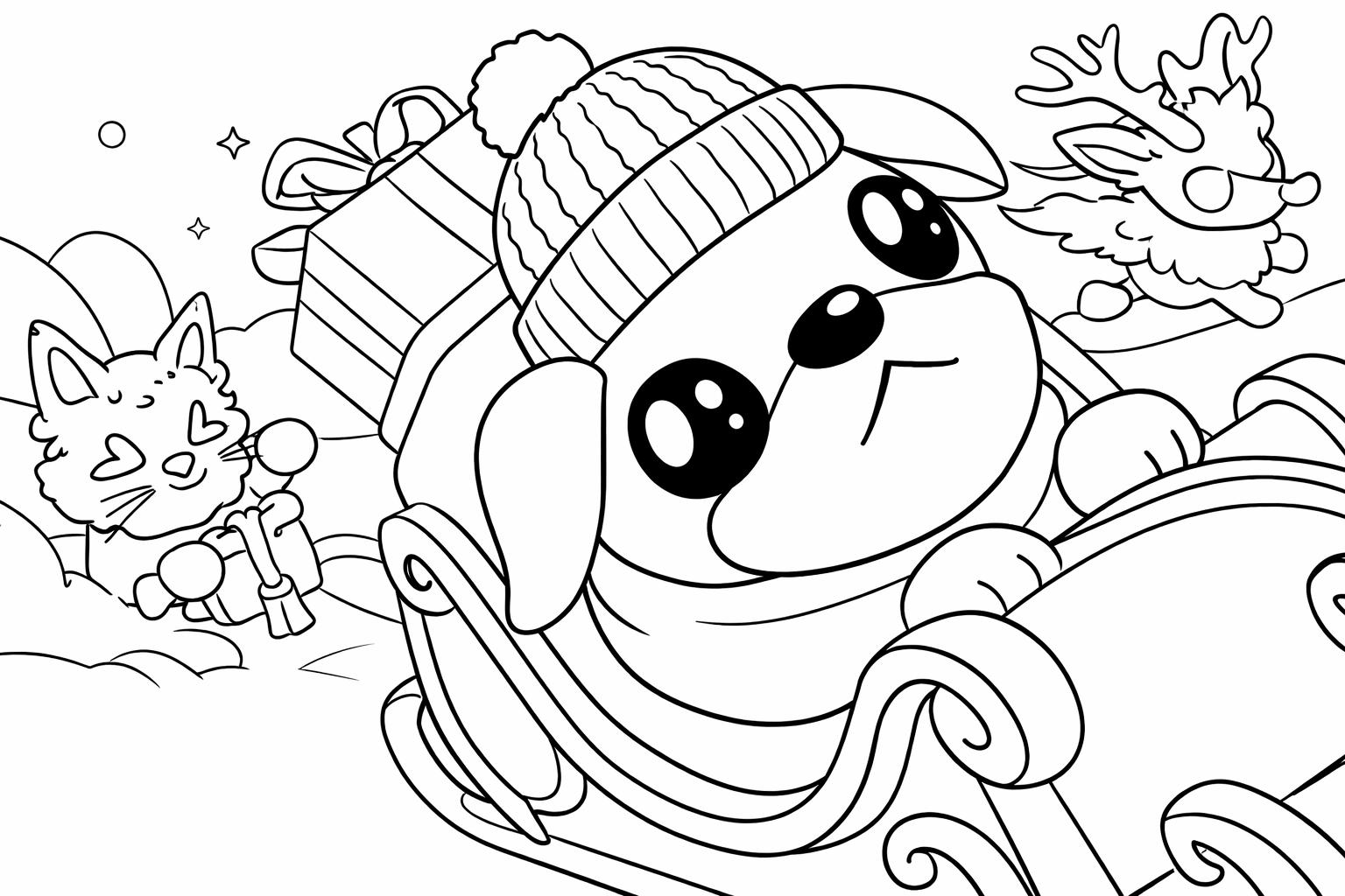 Adopt Me! Roblox kleurplaat - zwart-wit lijntekening