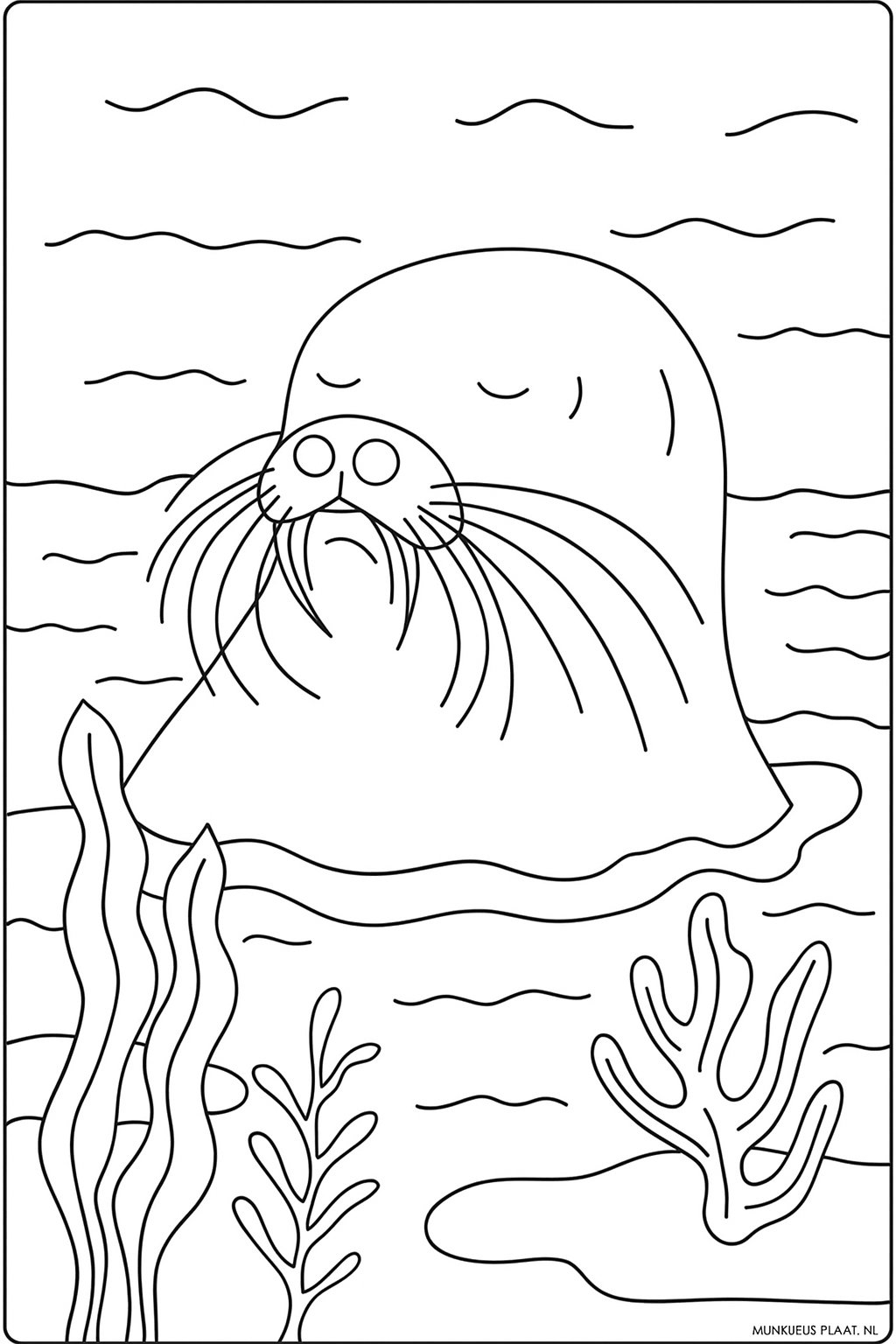 Plantilla para colorear para niños