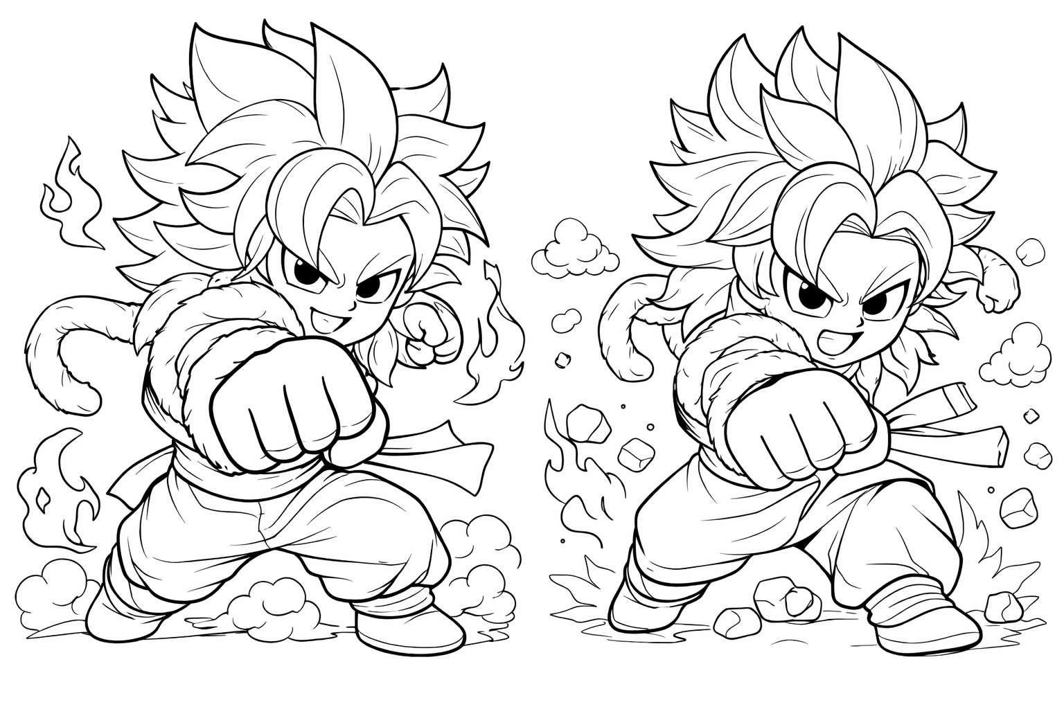 Anime Vanguards Roblox coloring page line art