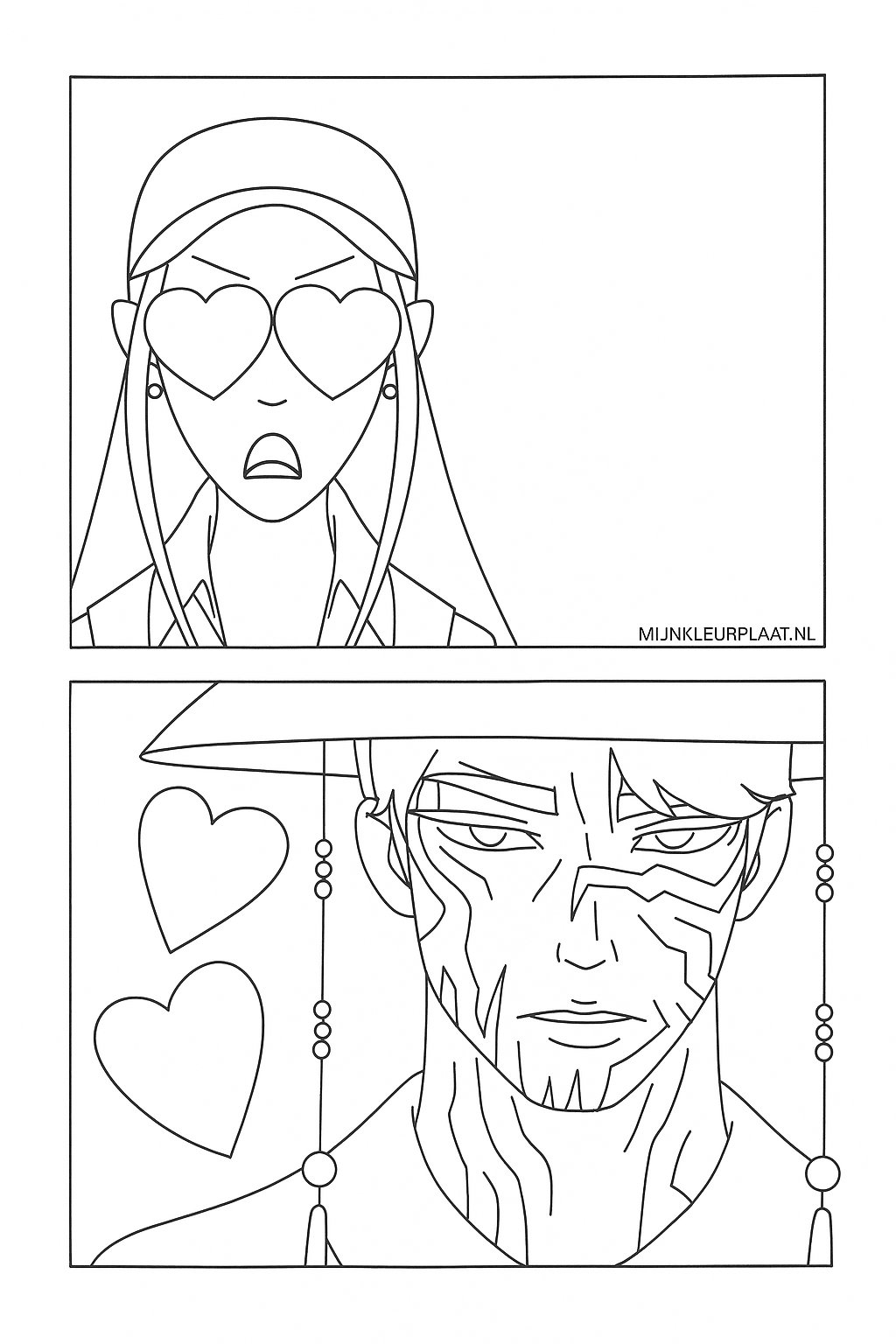 Saja Boys Demon Hunters Variant 3 coloring page for children