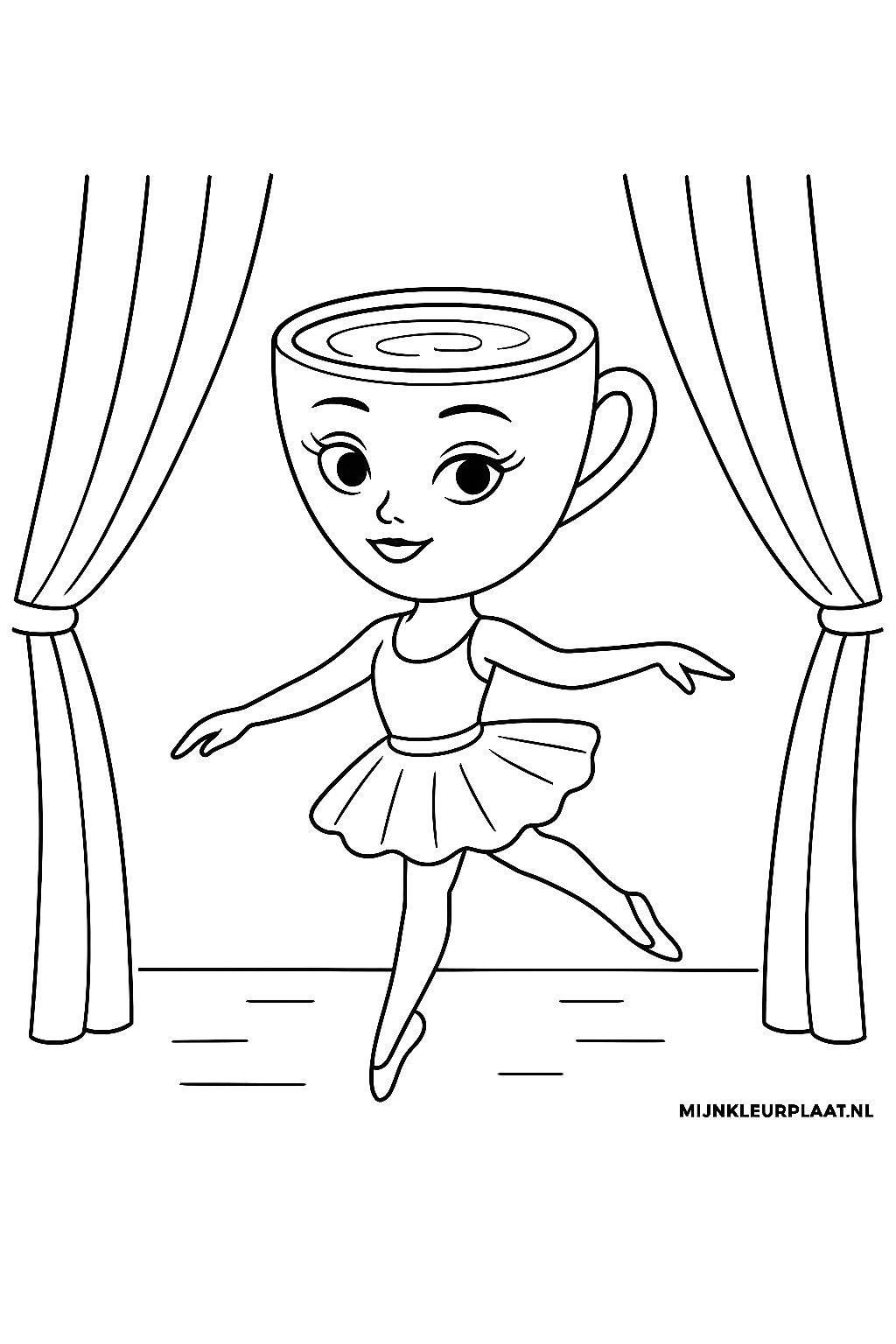 Plantilla para colorear para niños