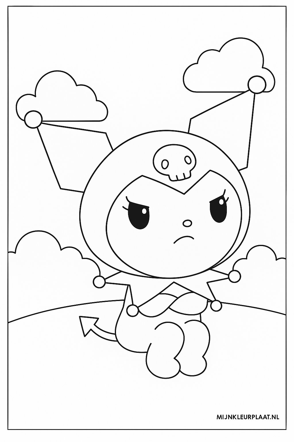 Plantilla para colorear para niños