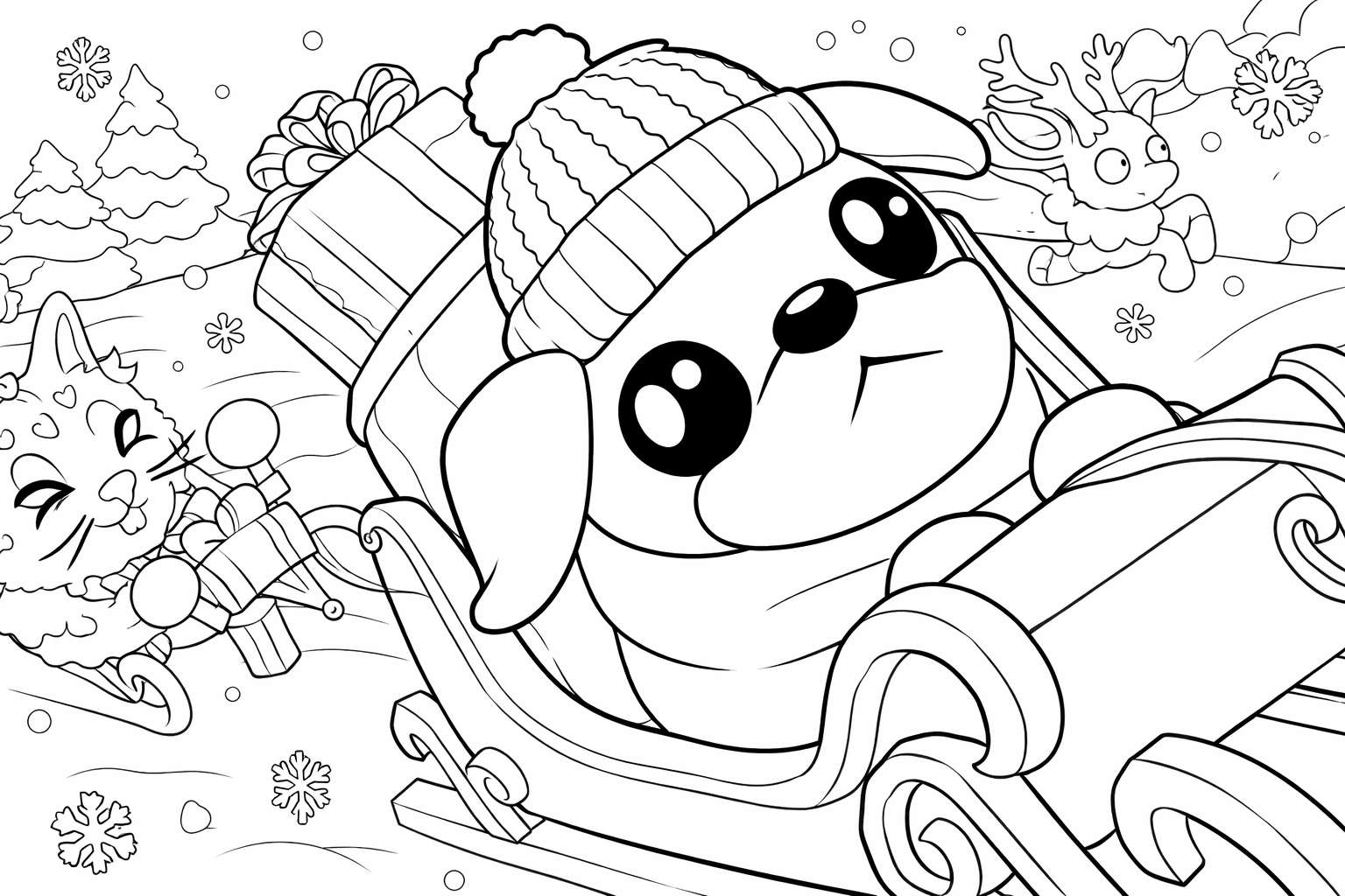 Adopt Me! Roblox kleurplaat - zwart-wit lijntekening