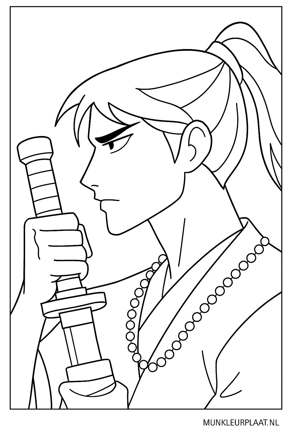 Saja Boys Demon Hunters Variant 4 coloring page for children