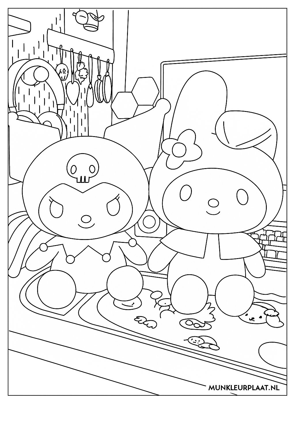 Plantilla para colorear para niños