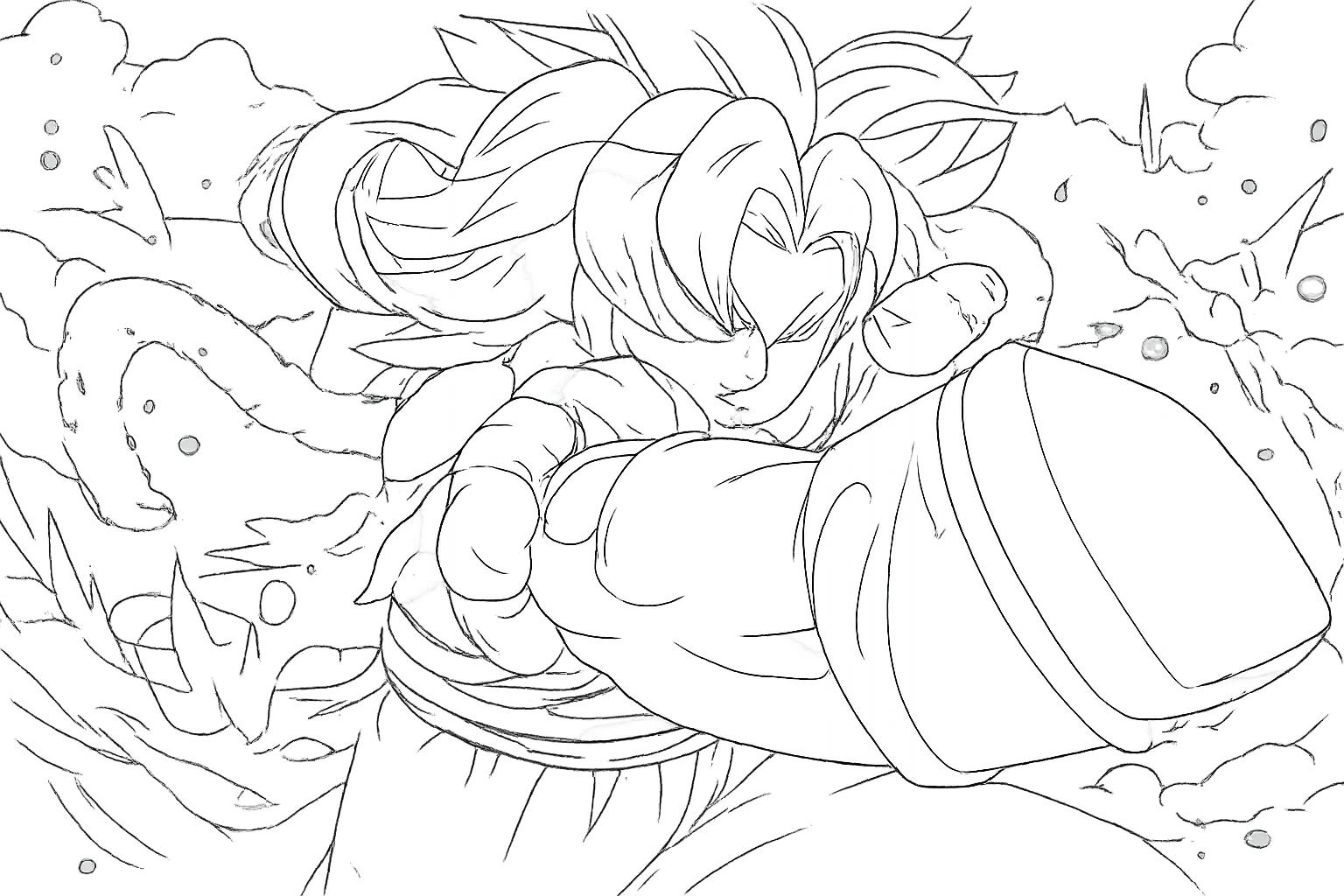 Anime Vanguards Roblox coloring page line art