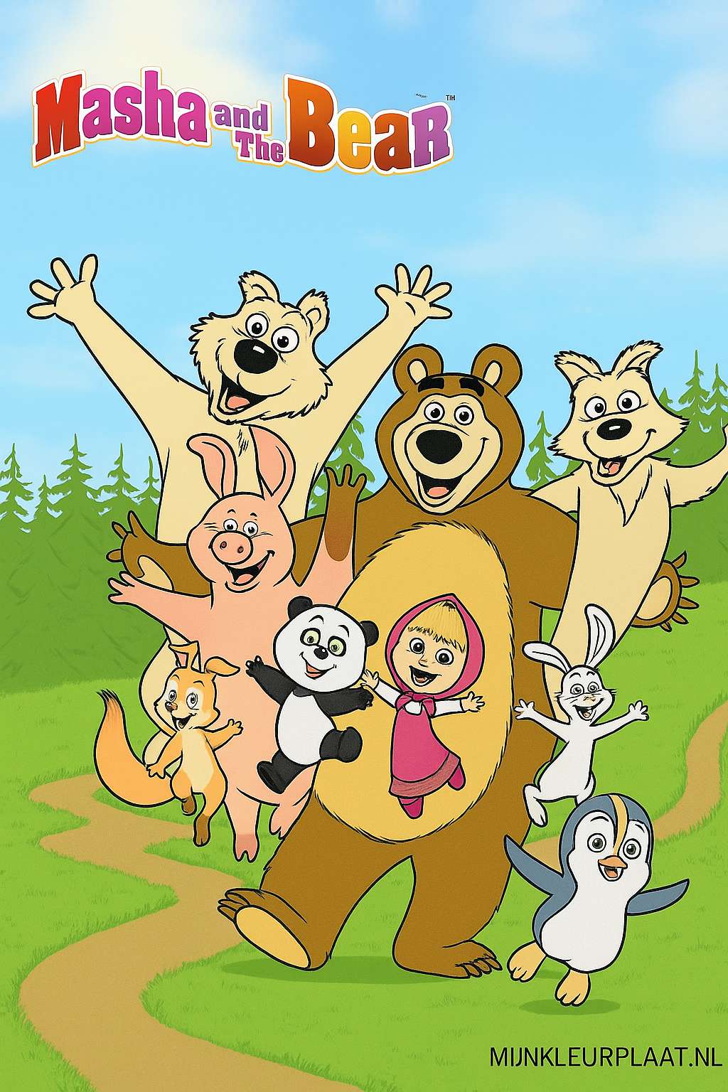 Plantilla para colorear para niños