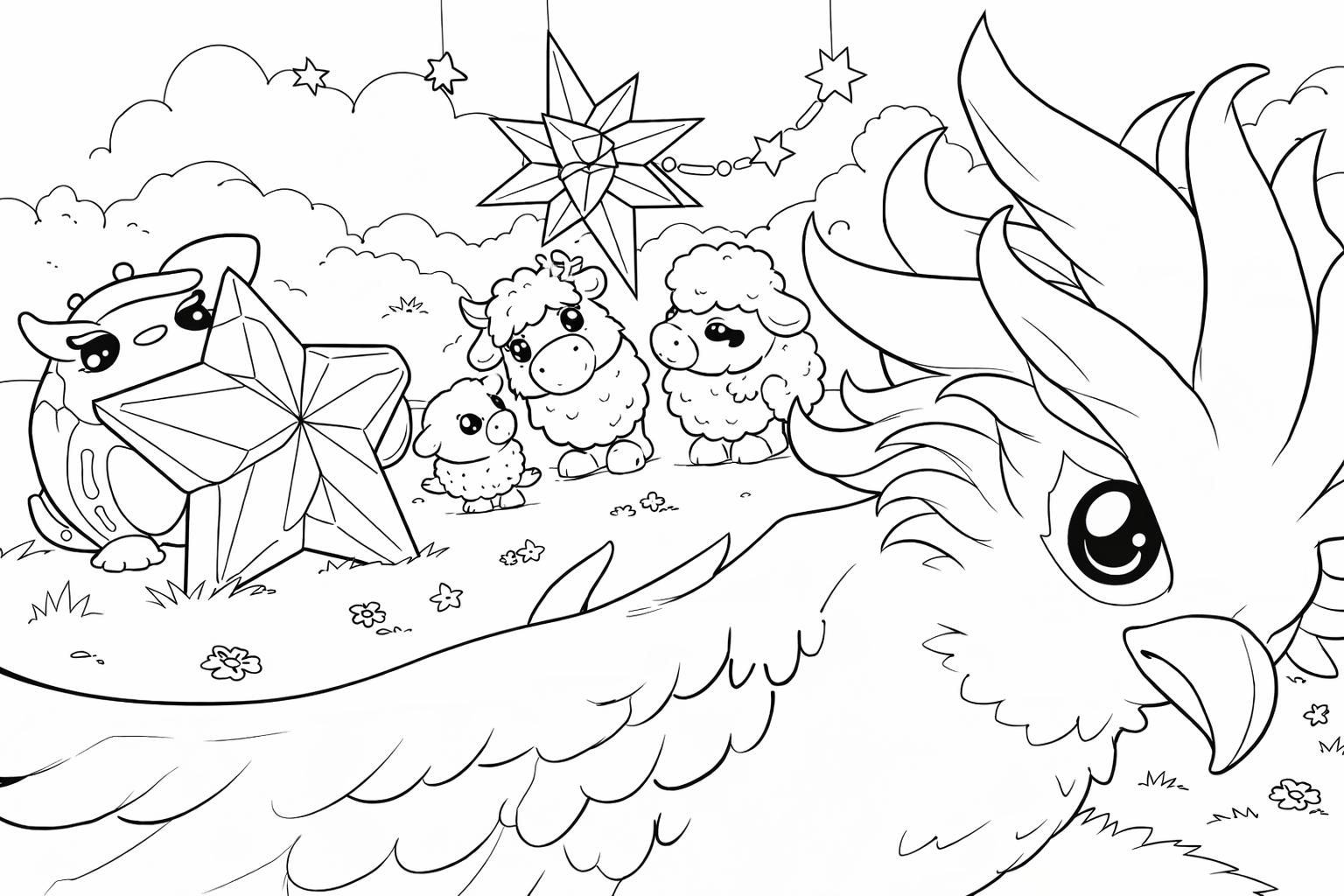 Adopt Me! Roblox kleurplaat - zwart-wit lijntekening