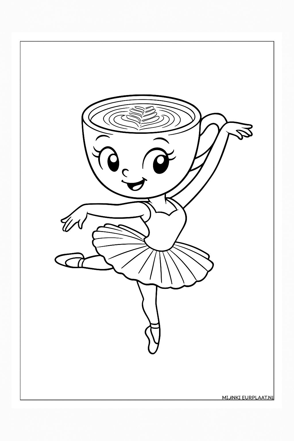 Plantilla para colorear para niños