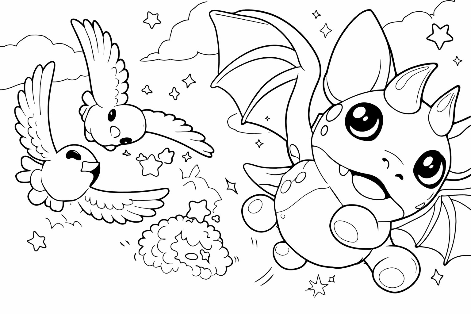 Adopt Me! Roblox coloring page line art