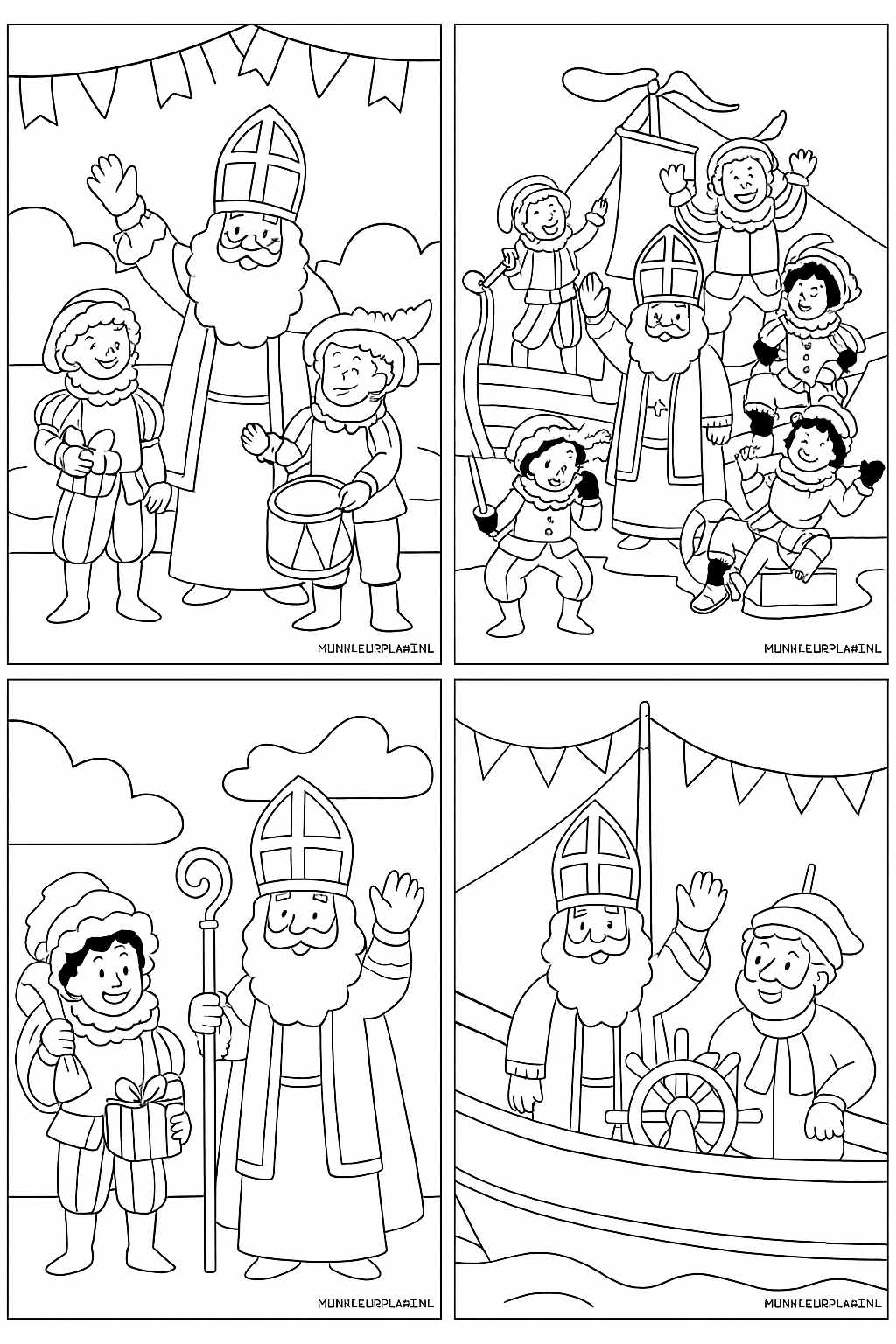 Plantilla para colorear para niños