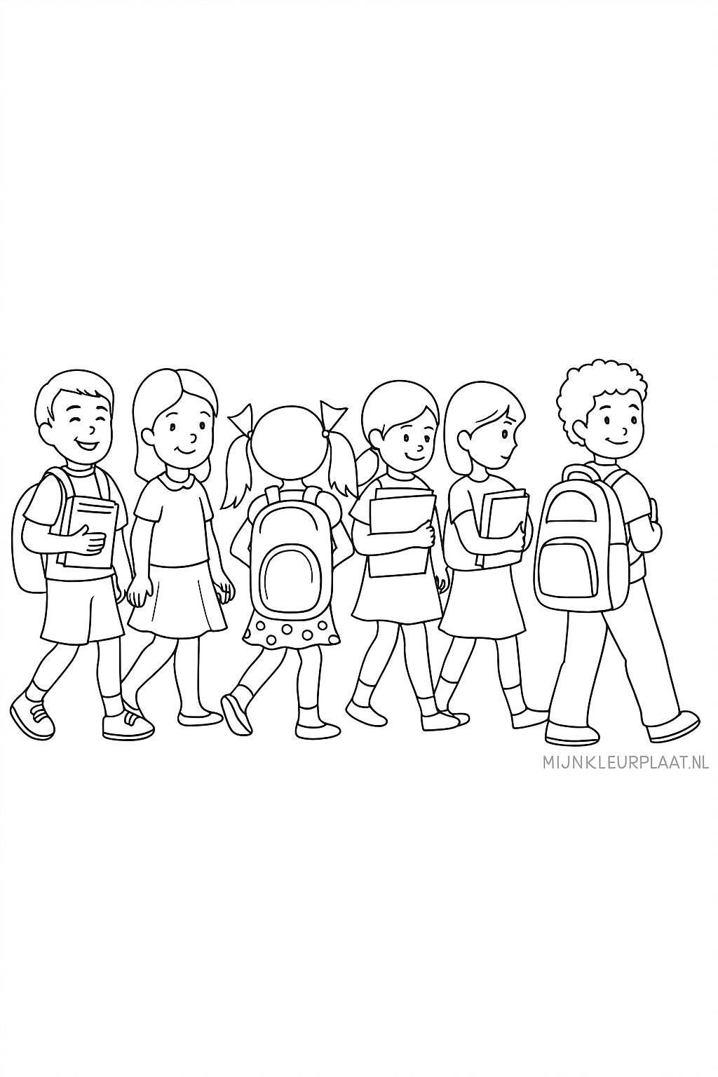 Back To School Variant 2 coloring page for children