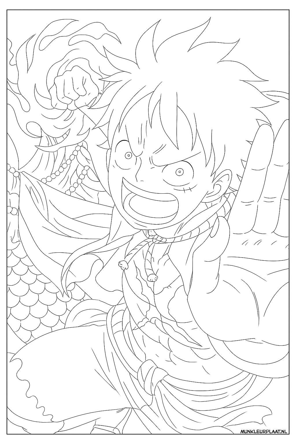 Plantilla para colorear para niños