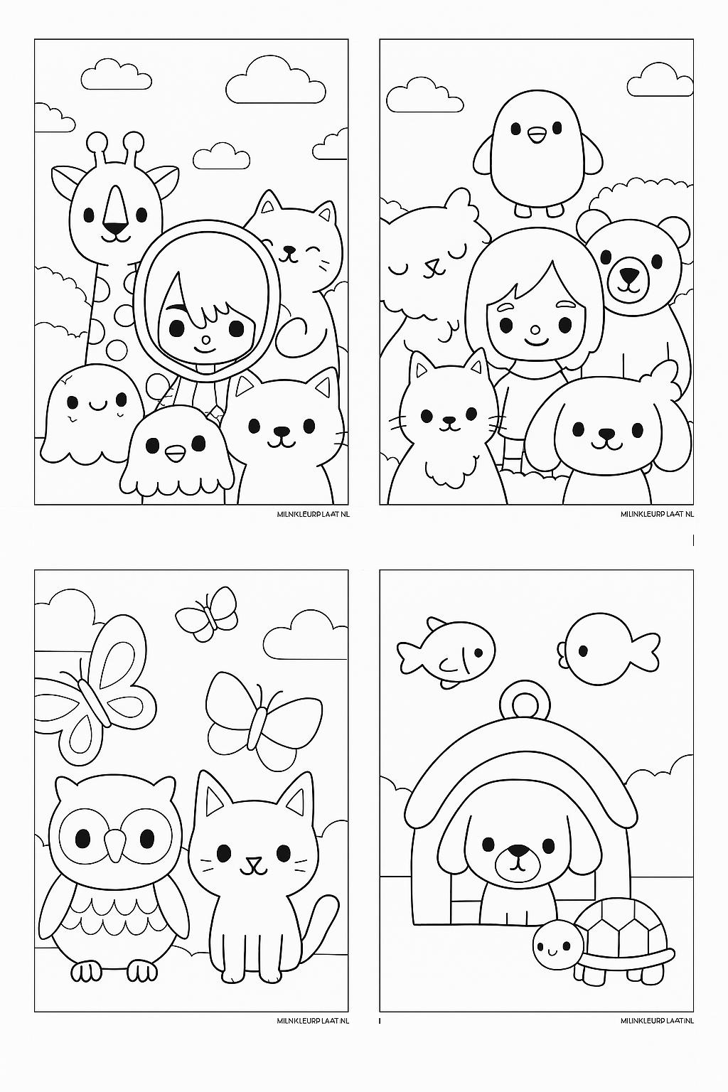 Plantilla para colorear para niños