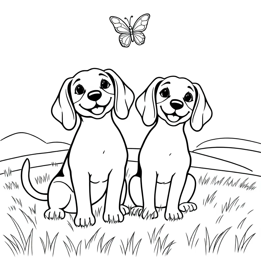 2 beagle