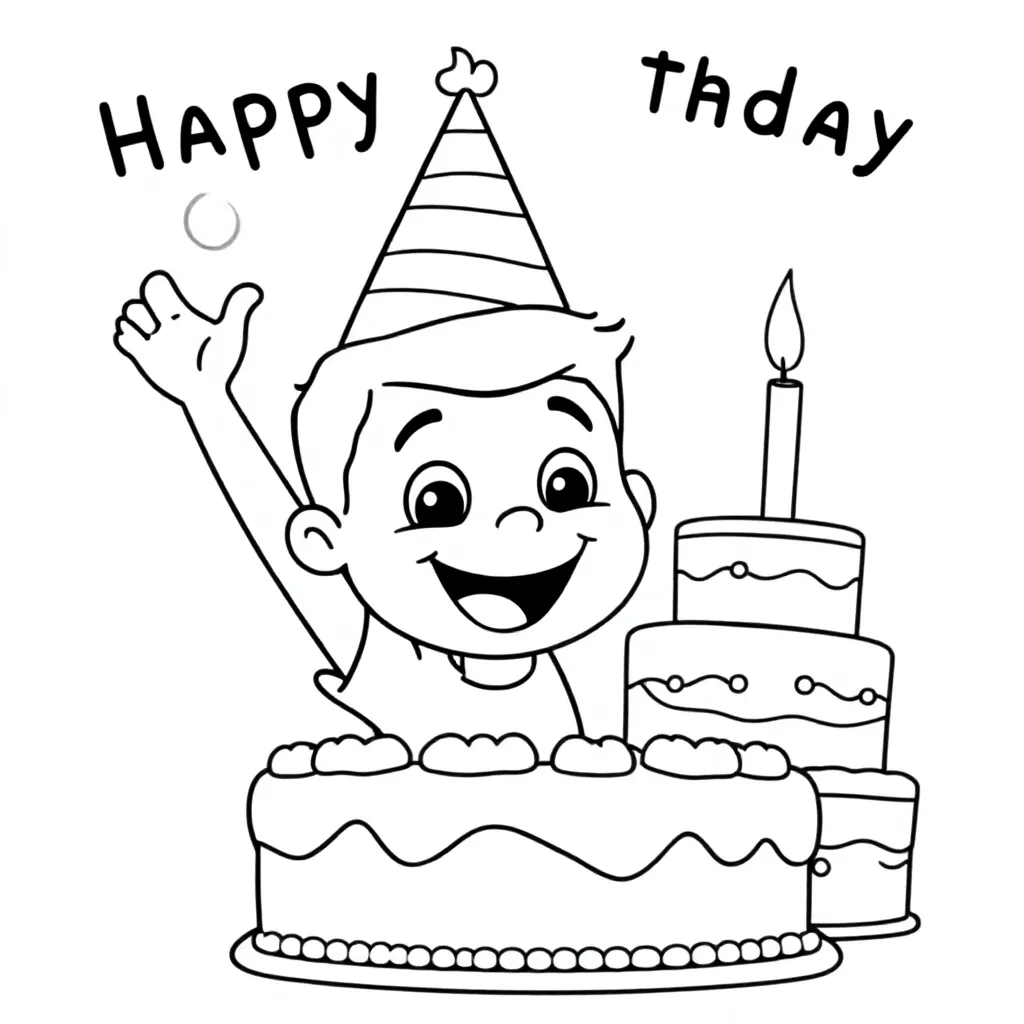 Feuille de coloriage pour enfants