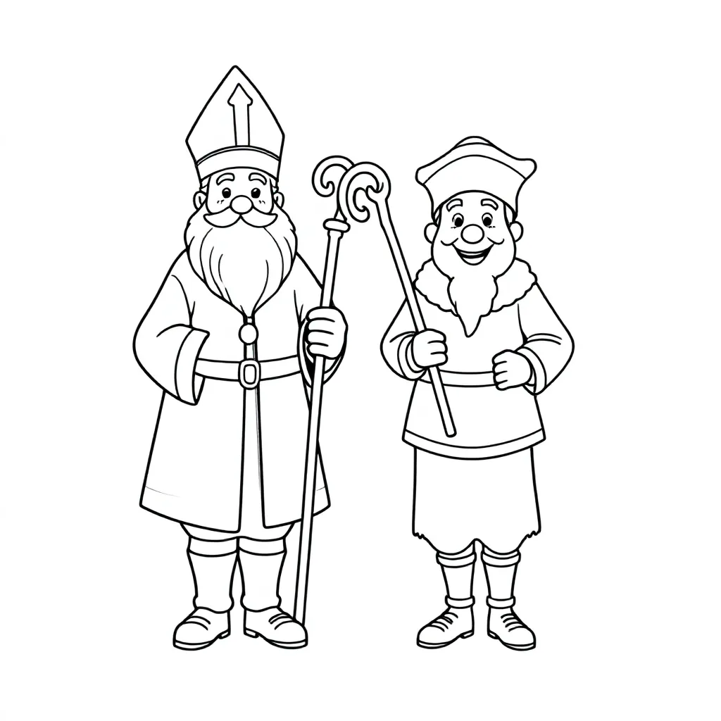 Alle figuren coloring page for children
