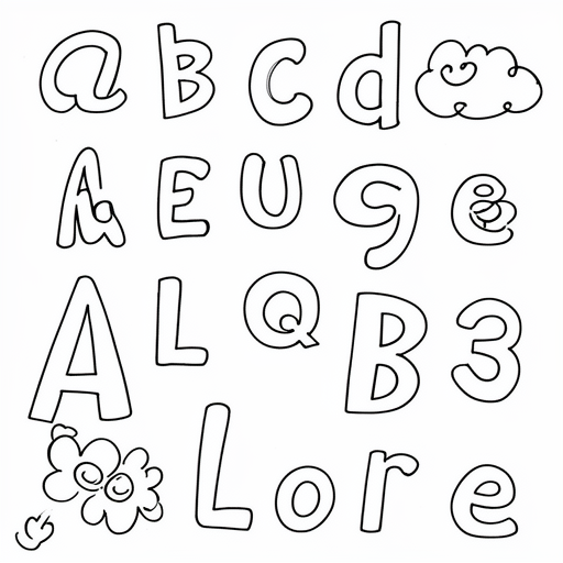 Alphabet lore kleurplaat voor kinderen