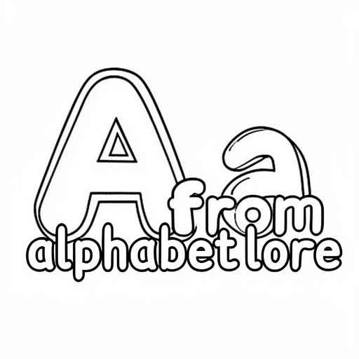 Alphabet lore kleurplaat voor kinderen