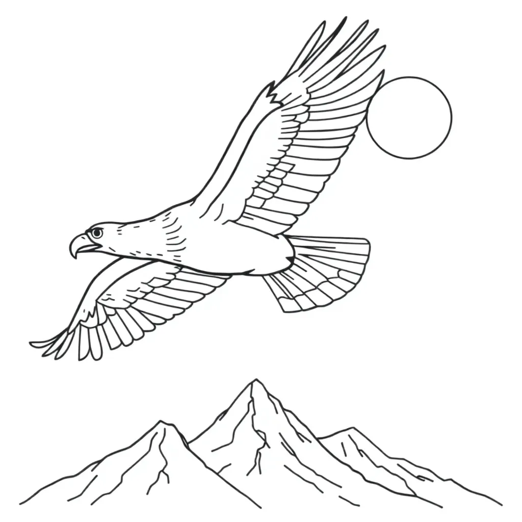 Feuille de coloriage noir et blanc pour enfants