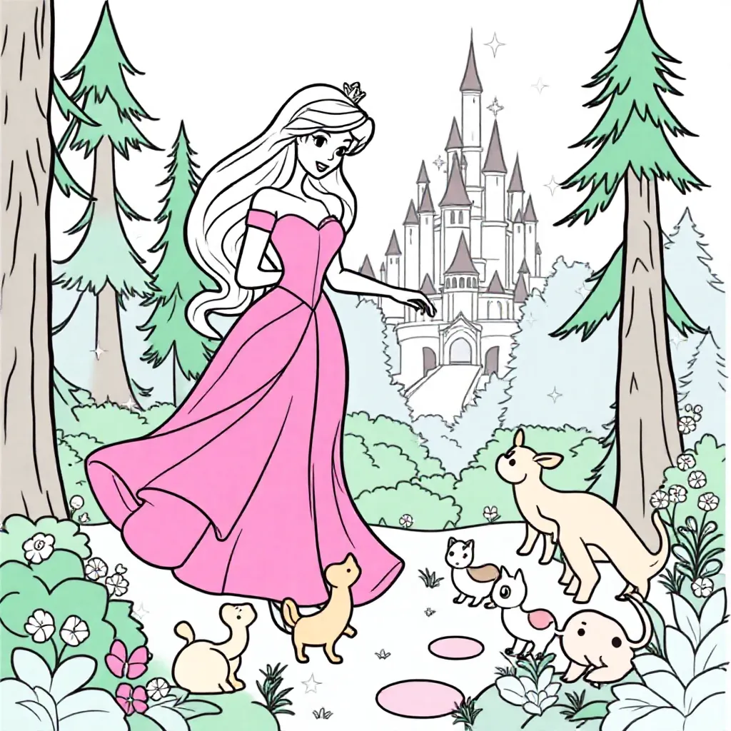 Aurora Noorderlicht Nachtlucht Natuurfenomeen Mysterieus coloring page for children