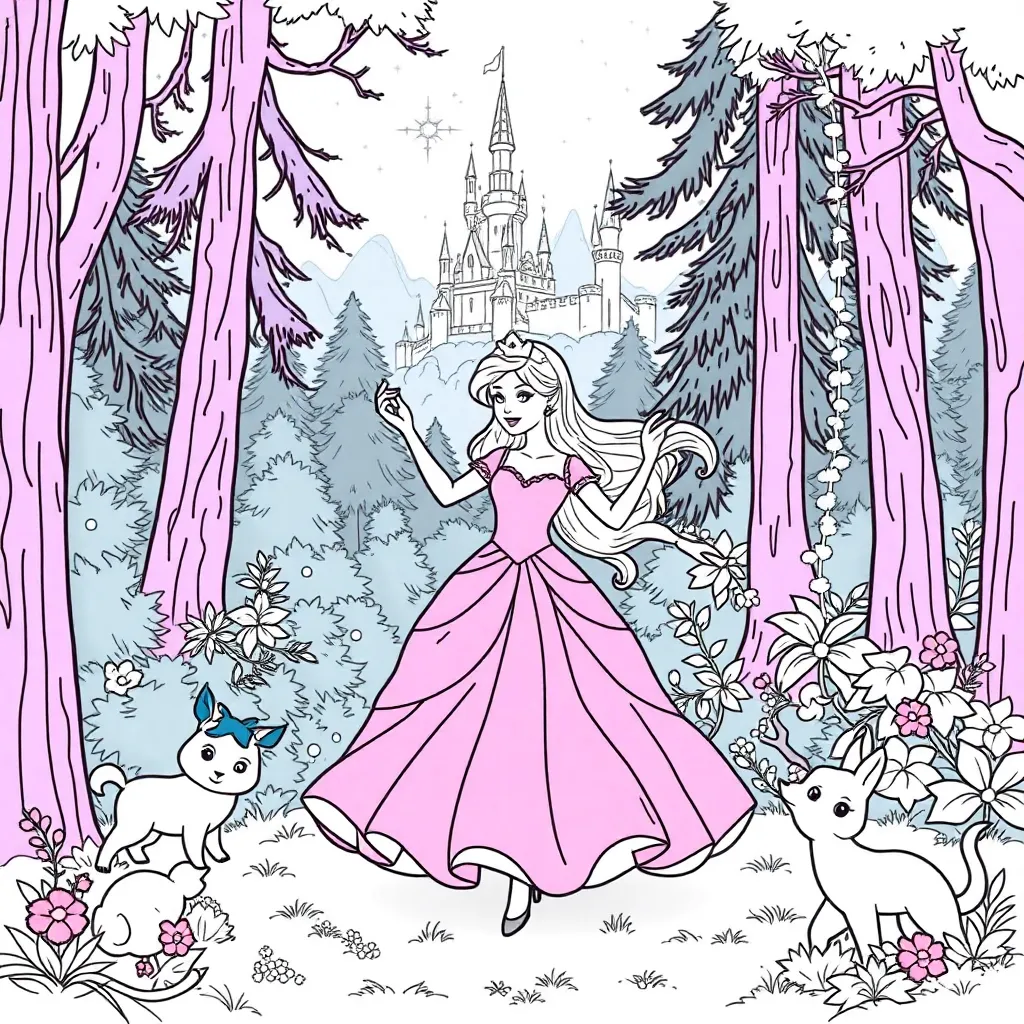 Aurora Noorderlicht Natuurverschijnsel Hemel Kleuren coloring page for children