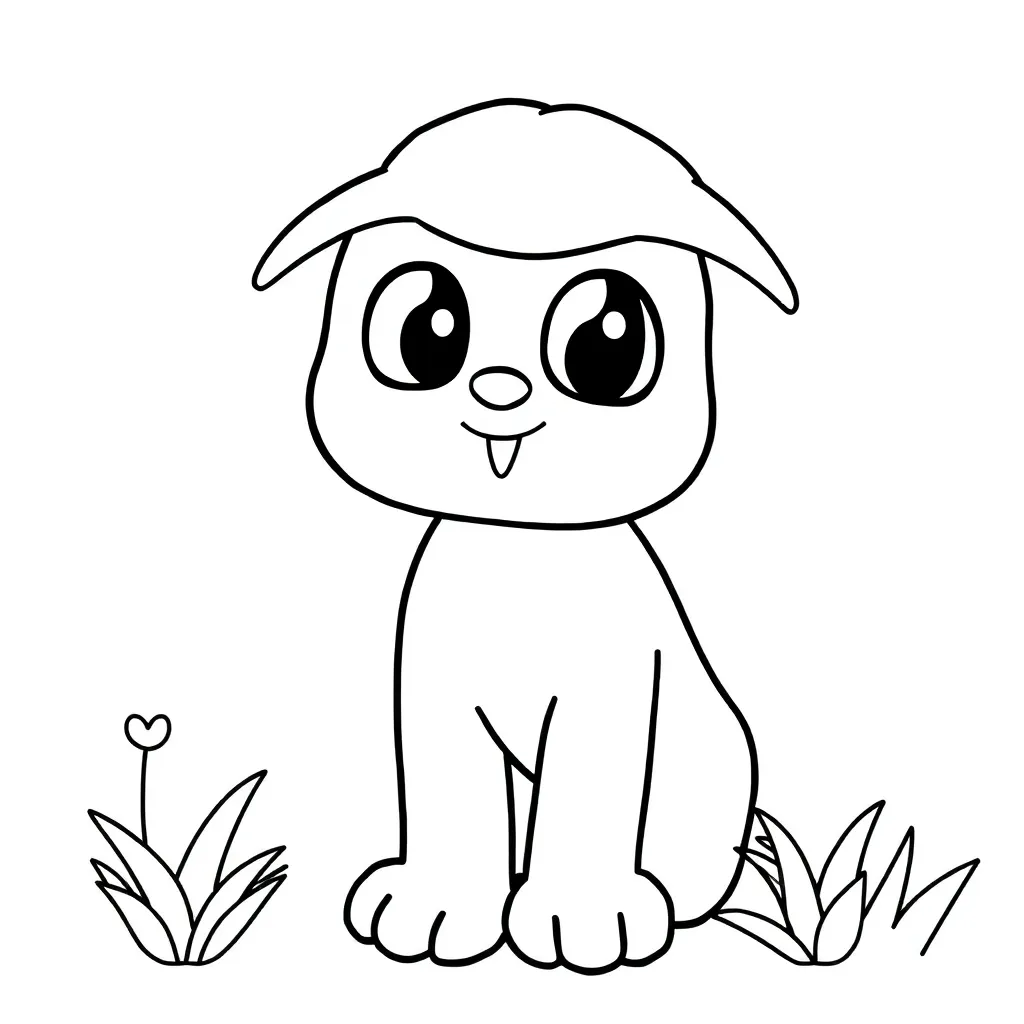 Baby Schattig Knuffel Vrolijk Pasgeboren coloring page for children