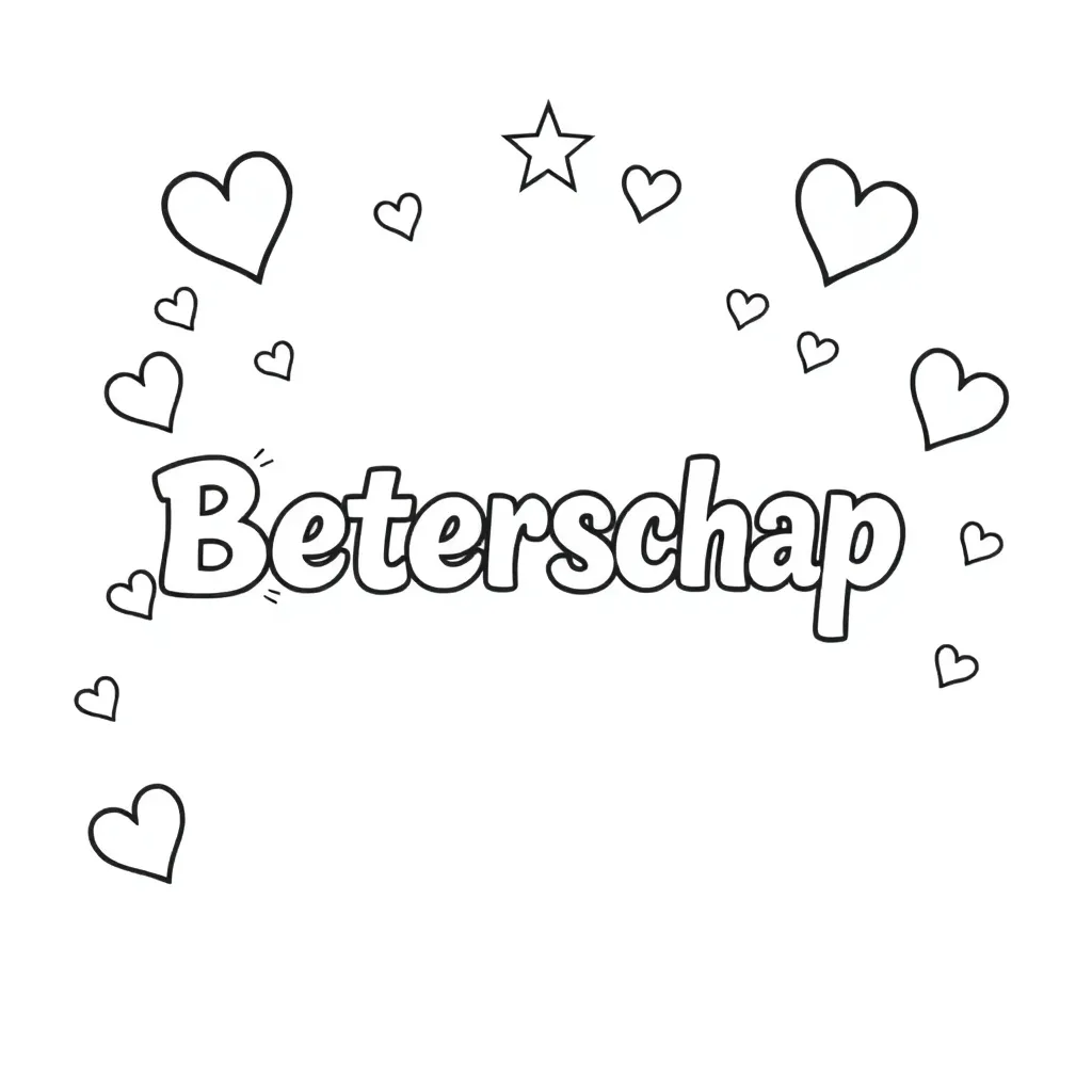 Beterschap Gezondheid Steun Creatief Kinderen coloring page for children