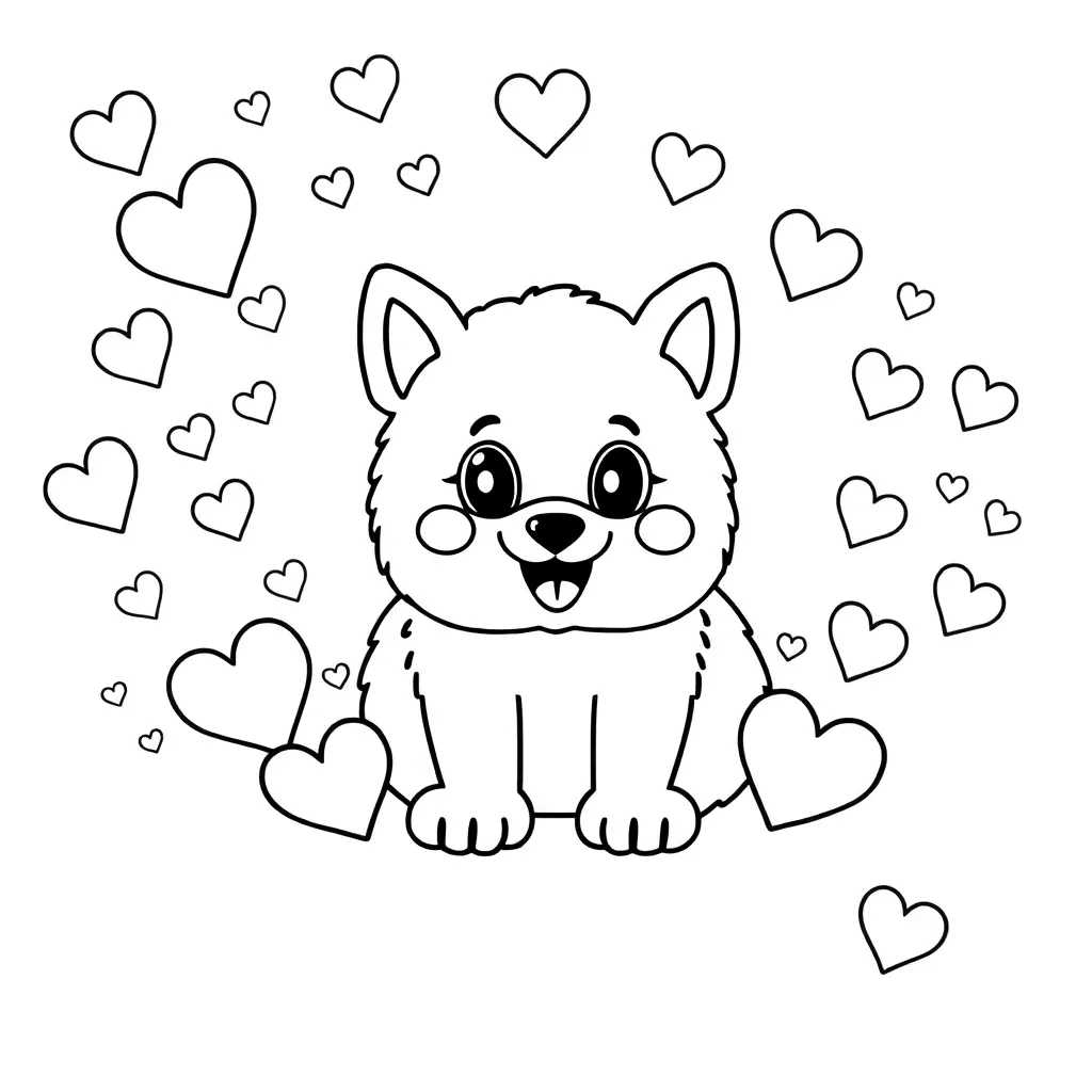 Beterschap Gezondheid Steun Wenskaart Creatief coloring page for children