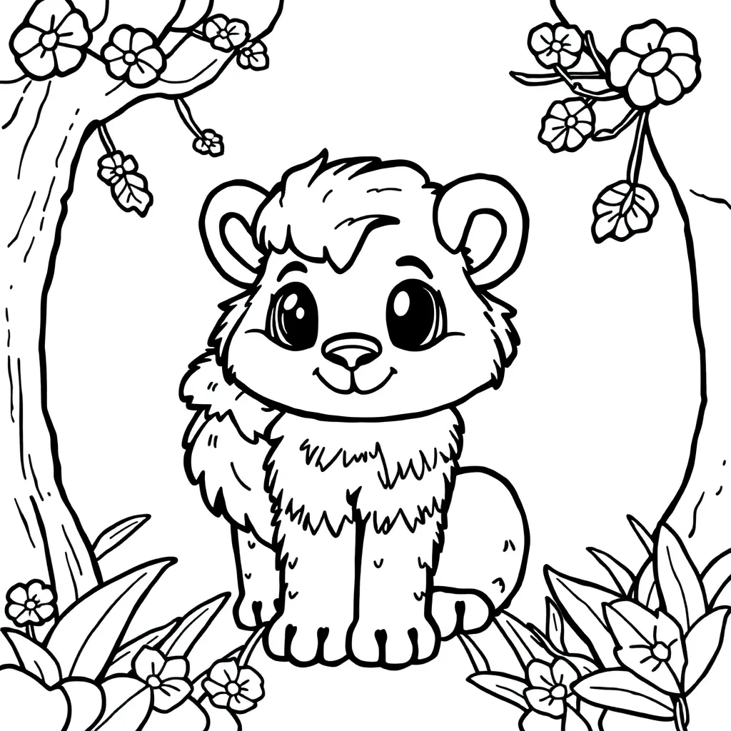 Feuille de coloriage pour enfants