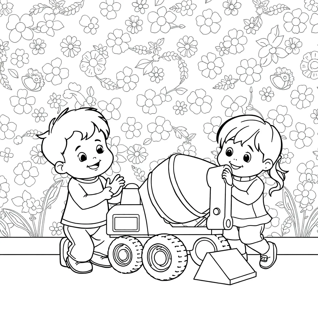 Childrens coloring page