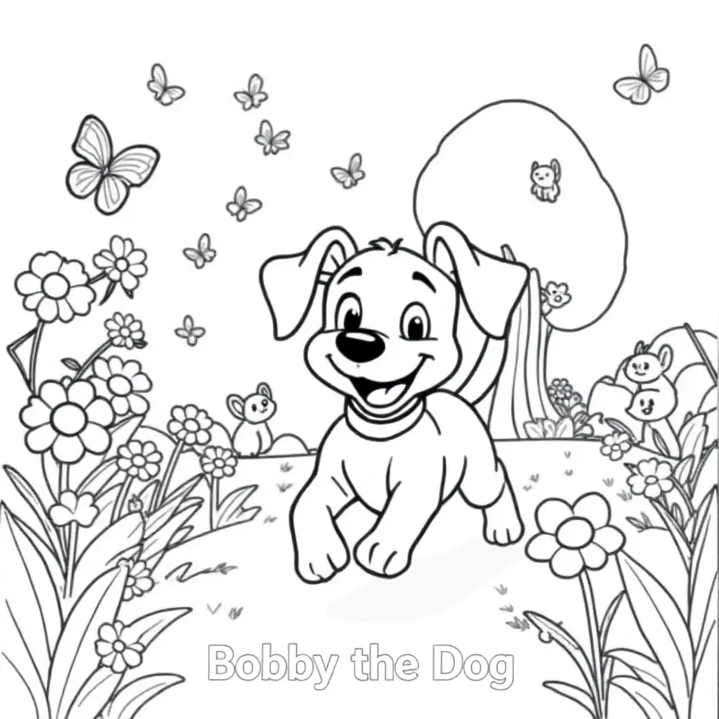 Bobby De Hond coloring page for children