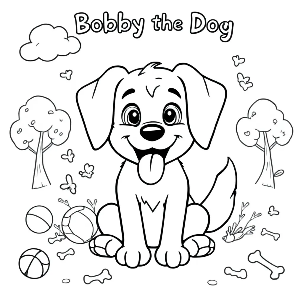 Bobby De Hond coloring page for children