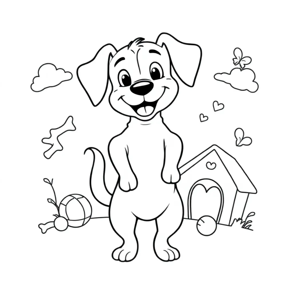 Bobby De Hond coloring page for children