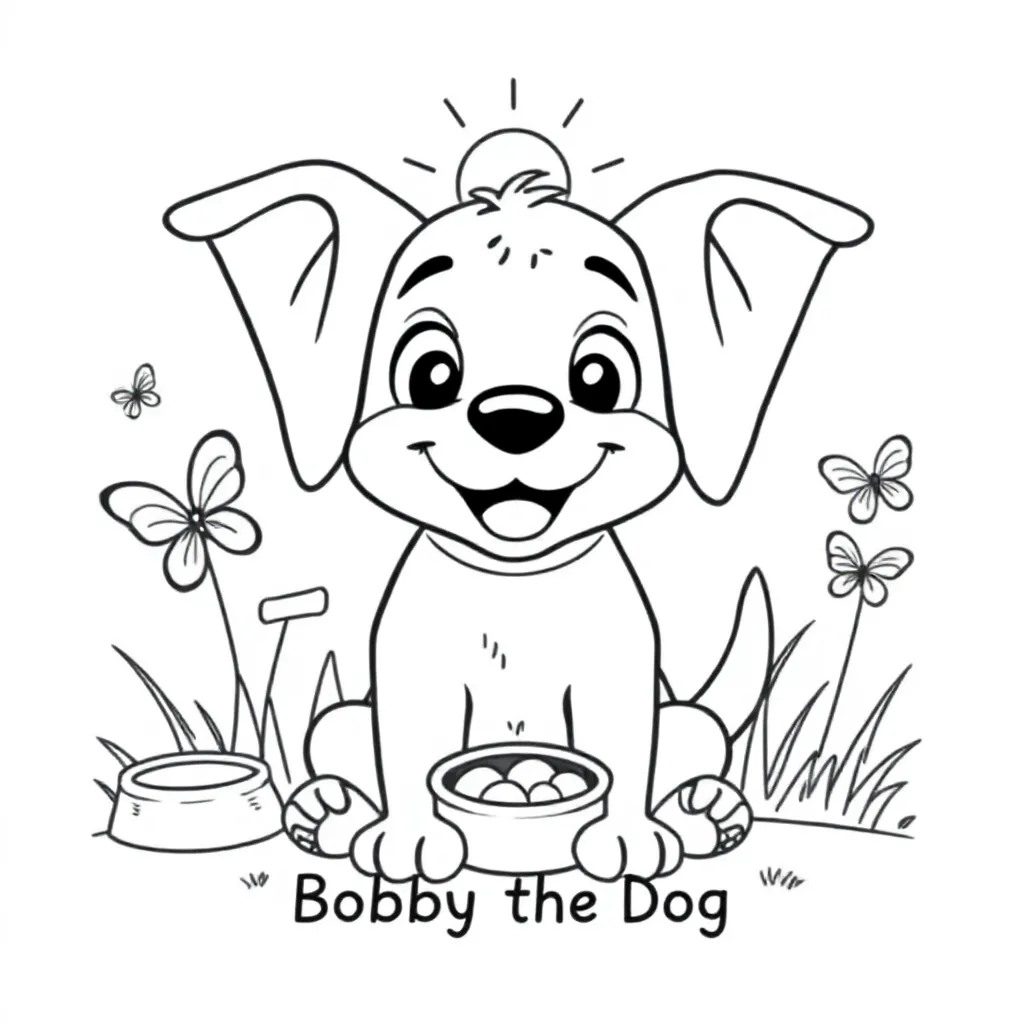 Bobby De Hond coloring page for children