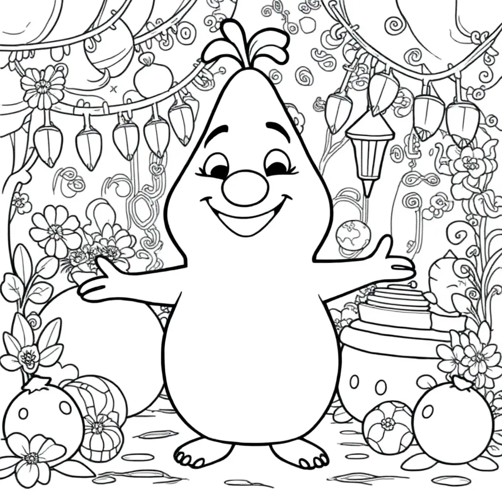 Feuille de coloriage pour enfants