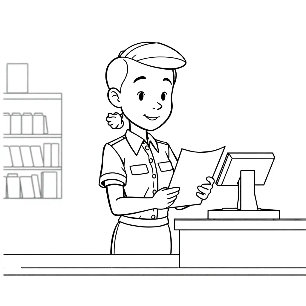 Brandweerman Sam Uniform Veiligheid Hulpverlener Tekening coloring page for children