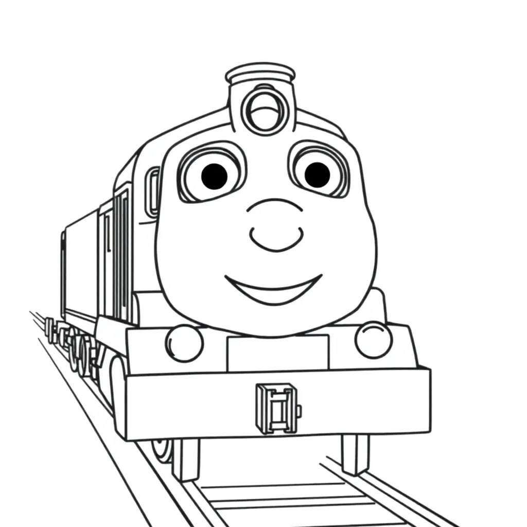 Chuggington Trein Avontuur Kinderen Creatief coloring page for children
