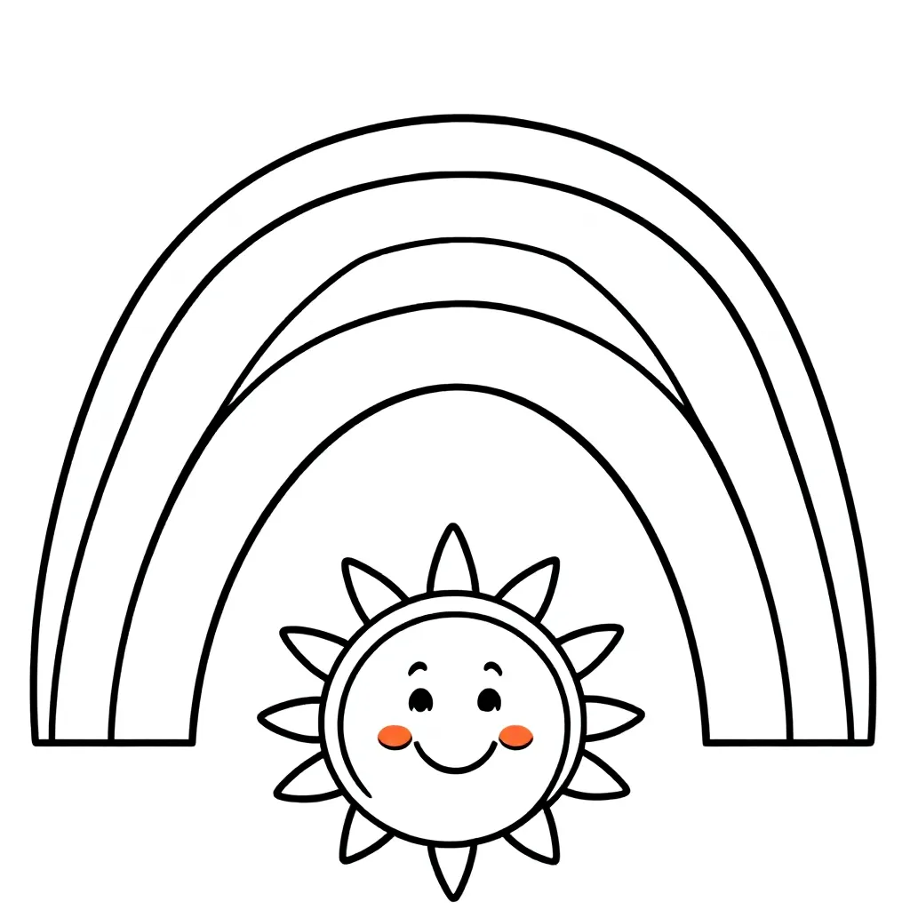 Kleuren op nummer kleurplaat voor kinderen