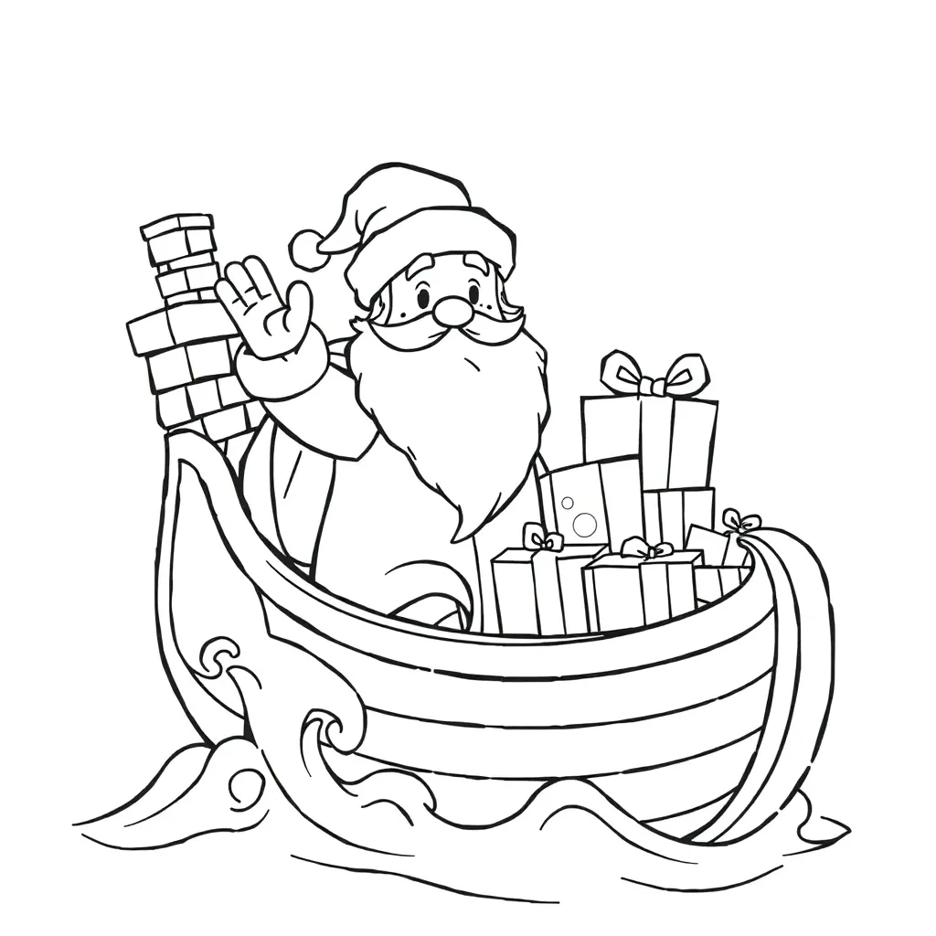 Daar Komt Sinterklaas Kleurplaat coloring page for children