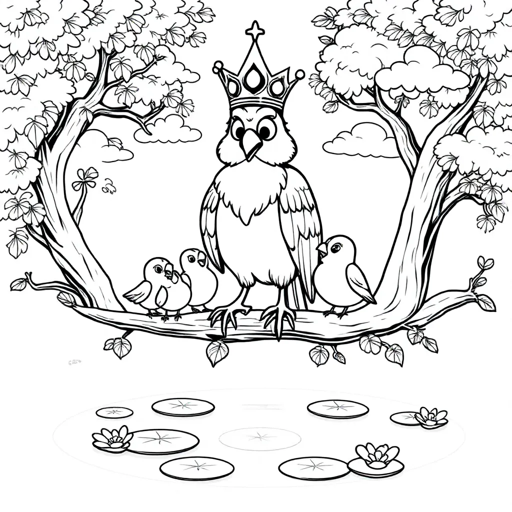 Feuille de coloriage pour enfants