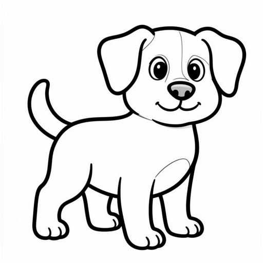 dier kleurplaat voor kinderen