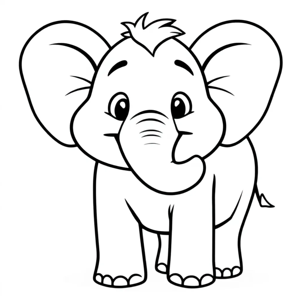 Dieren coloring page for children