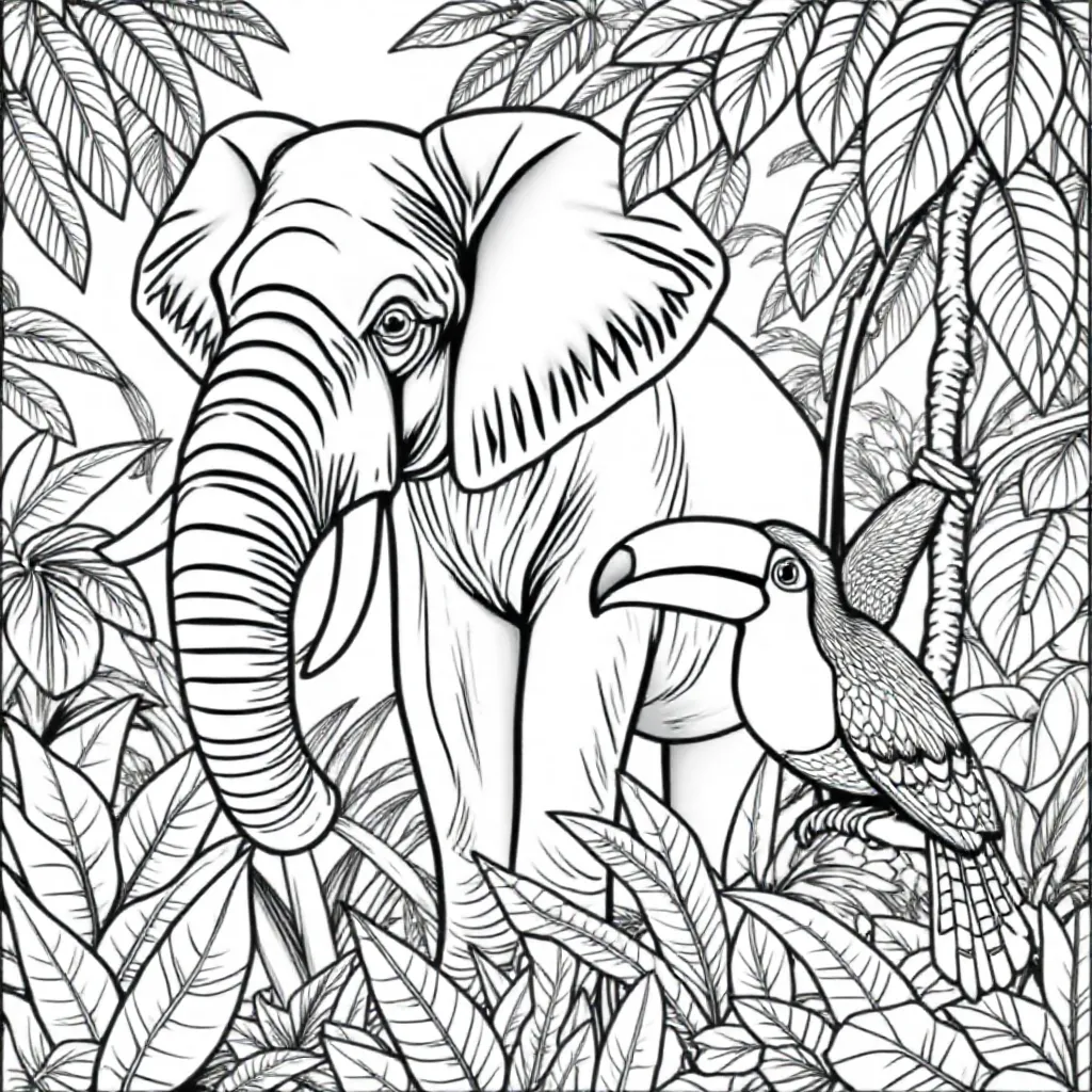 Feuille de coloriage Animaux gratuits Feuille de coloriage pour Enfants