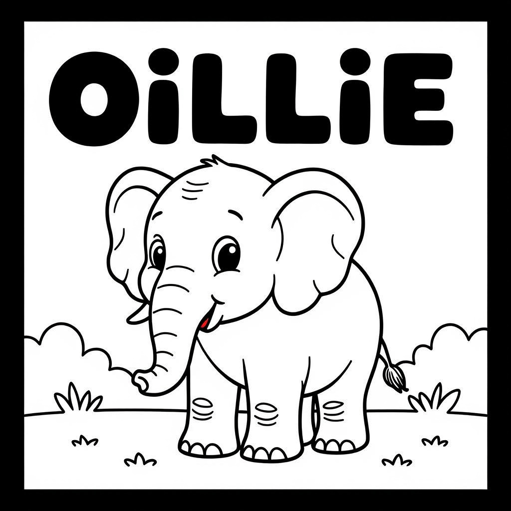 Dieren coloring page for children