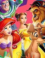 Disney coloring page for children